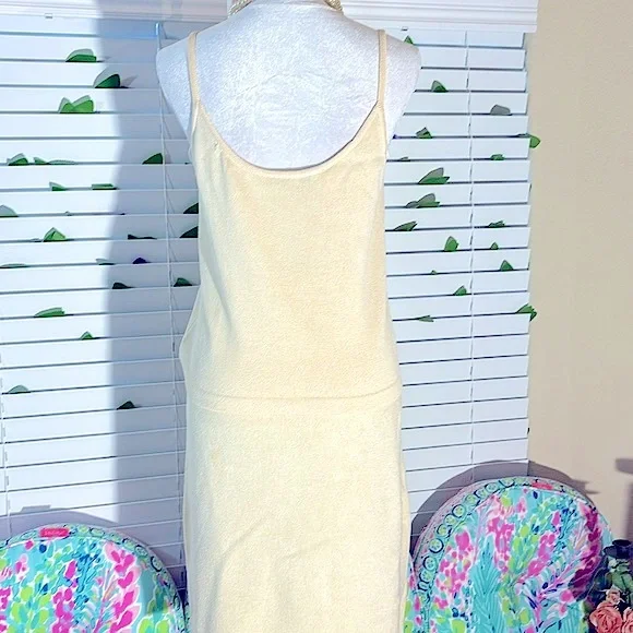 St. John Basics cream Santana knit 3 piece sweater jacket, top & skirt set